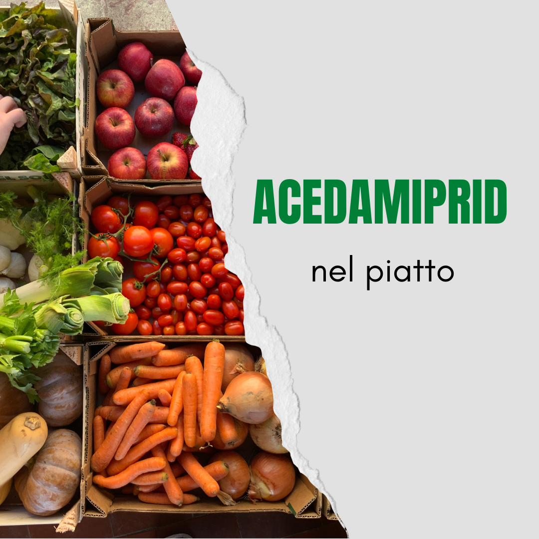 Acedamiprid, i veleni a tavola